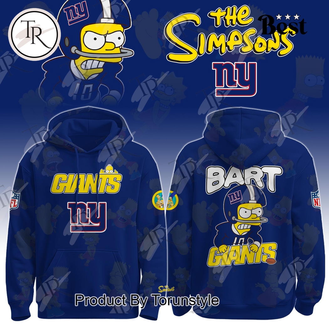 New York Giants X The Simpsons New Design 2025 Hoodie New York Giants X The Simpsons New Design 2025 Hoodie