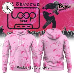 Ed Sheeran Loop Tour 2025 Limited Edition Pink Hoodie