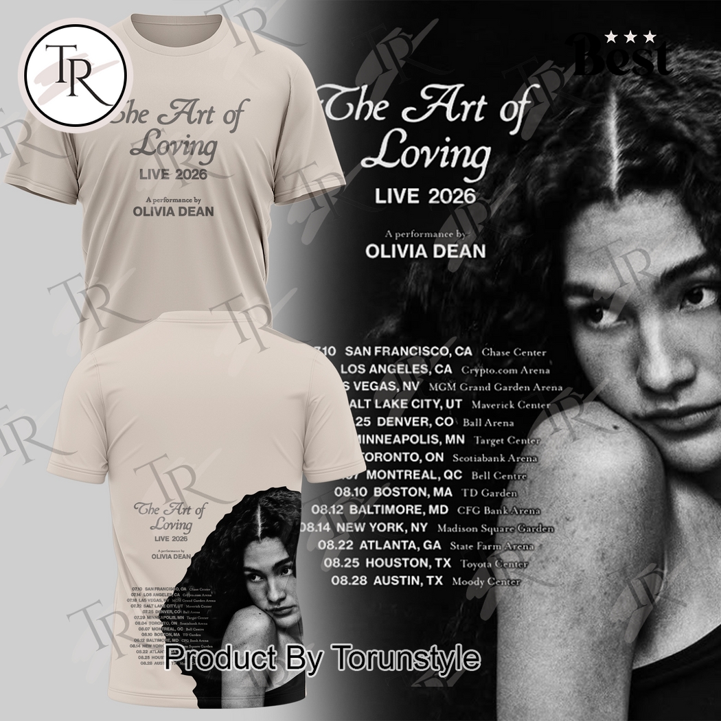 Olivia Dean Live 2026 The Art Of Loving Hoodie Olivia Dean Live 2026 The Art Of Loving Hoodie