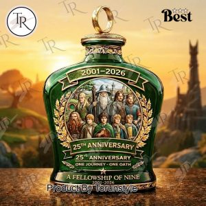 The Lord Of The Rings 25th Anniversary 2001-2026 Whiskey Bottle