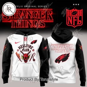 Philadelphia Eagles “Hell Fire Club” Stranger Things 2025 Hoodie