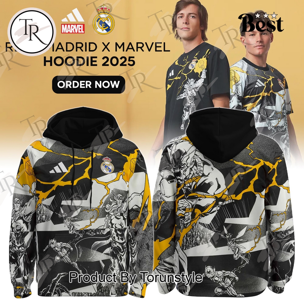 Real Madrid X Marvel 2025 Hoodie Real Madrid X Marvel 2025 Hoodie