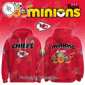 Kansas City Chiefs X Minions 2025 New Design Hoodie