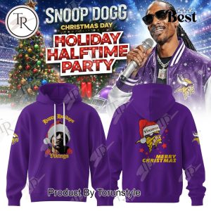 Minnesota Vikings X Snoop Dogg Holiday Halftime Party 2025 Purple Hoodie