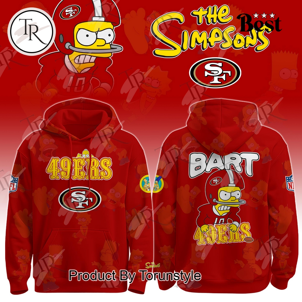 San Francisco 49ers X The Simpsons New Design 2025 Hoodie San Francisco 49ers X The Simpsons New Design 2025 Hoodie