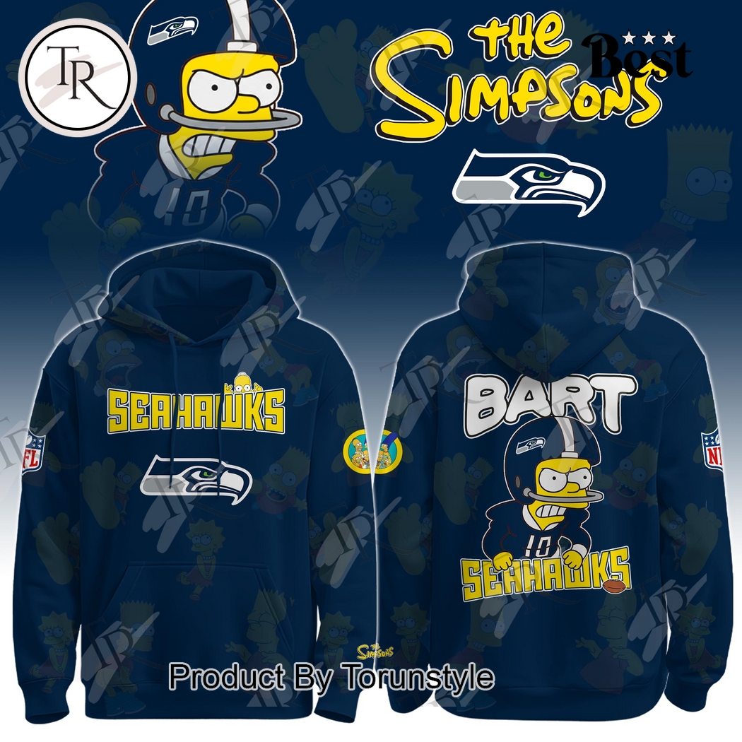 Seattle Seahawks X The Simpsons New Design 2025 Hoodie Seattle Seahawks X The Simpsons New Design 2025 Hoodie