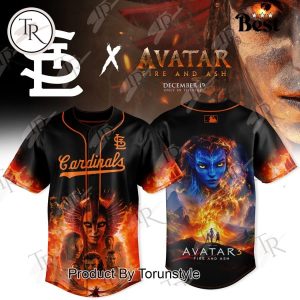 St.Louis Cardinals x Avatar 3 Fire & Ash 2025 Baseball Jersey