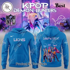 Detroit Lions K-Pop Demon Hunters 2025 Hoodie