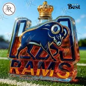 Los Angeles Rams 2025 Whiskey Bottle