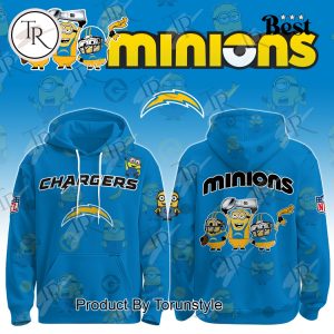 Los Angeles Chargers X Minions 2025 New Design Hoodie