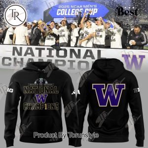 Washington Huskies National Champions 2025 Black Hoodie