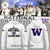 Washington Huskies National Champions 2025 Purple Hoodie