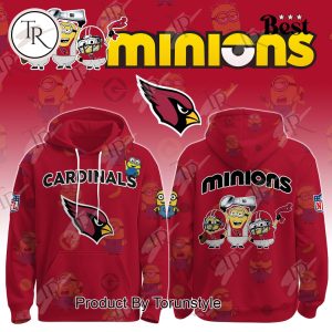 Arizona Cardinals X Minions 2025 New Design Hoodie