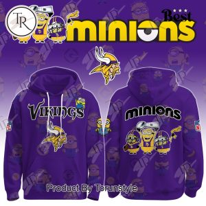 Minnesota Vikings X Minions 2025 New Design Hoodie