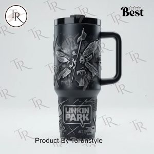 Linkin Park 2026 Black Design 40oz Tumbler
