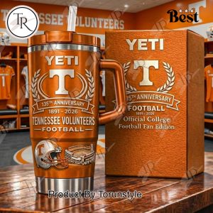 Tennessee Volunteers 135th Anniversary 1891-2026 40oz Tumbler