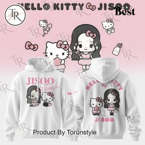 Jisoo X Hello Kitty Limited Edition 2026 Hoodie – White