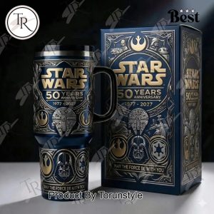 Star Wars 50 Years 1977-2027 40oz Tumbler Star Wars 50 Years 1977-2027 40oz Tumbler