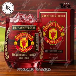 Manchester United 148th Anniversary 1878-2026 Limited Edition Whiskey Glass