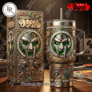 MF Doom All Caps 40oz Tumbler