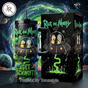 Rick And Morty “Get Schwifty” 2026 40oz Tumbler Rick And Morty “Get Schwifty” 2026 40oz Tumbler