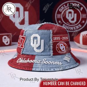 Oklahoma Sooners 1895-2026 Custom Name Bucket Hat