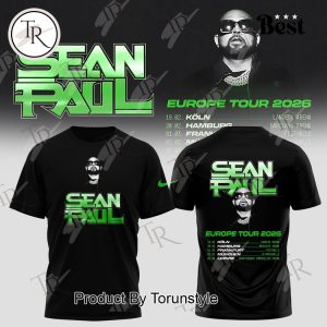Sean Paul Europe Tour 2026 Hoodie