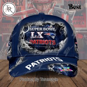 New England Patriots Super Bowl LX Cap New England Patriots Super Bowl LX Cap