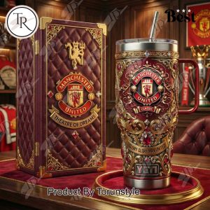 Manchester United “Glory Glory Man United” 40oz Tumbler