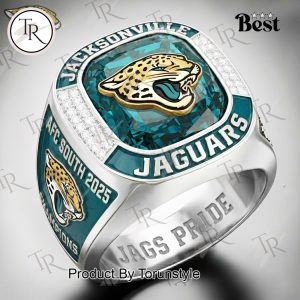 Jacksonville Jaguars AFC South 2025 Champions Ring