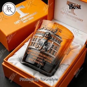 Tennessee Volunteers 135th Anniversary 1891-2026 Whiskey Glass