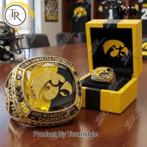 Iowa Hawkeyes 2025 Reliaquest Bowl Champions Ring