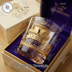 Queen 55th Anniversary 1971-2026 Whiskey Glass
