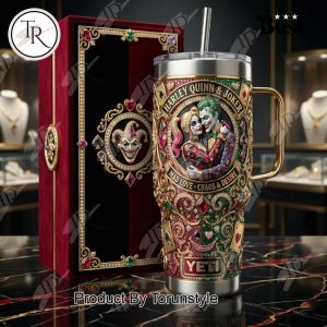 Quinn & Joker Valentine’s Day 2026 40oz Tumbler