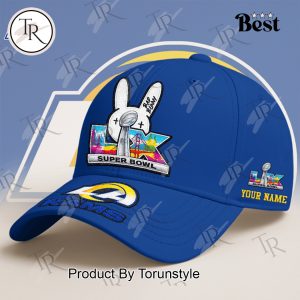 Los Angeles Rams Super Bowl LX Custom Name Cap