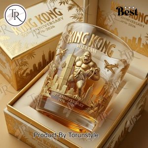 King Kong 50th Anniversary 1976-2026 Whiskey Glass