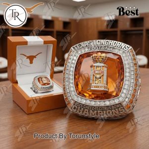 Texas Longhorns 2025 Cheez-It Citrus Bowl Champions Ring