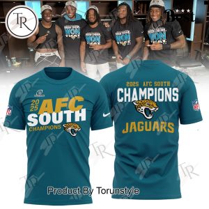 Jacksonville Jaguars 2025 AFC South Division Champs Hoodie – Navy