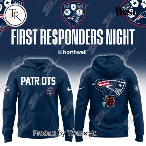 New England Patriots 2026 First Responders Night Hoodie New England Patriots 2026 First Responders Night Hoodie