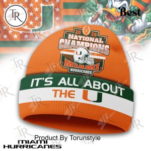 Miami Hurricanes 2026 National Champions Beanie Hat