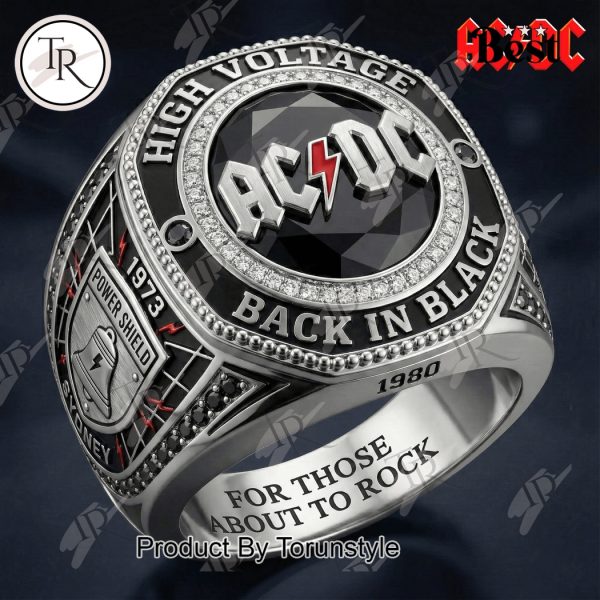 AC/DC Back In Black Ring - Torunstyle