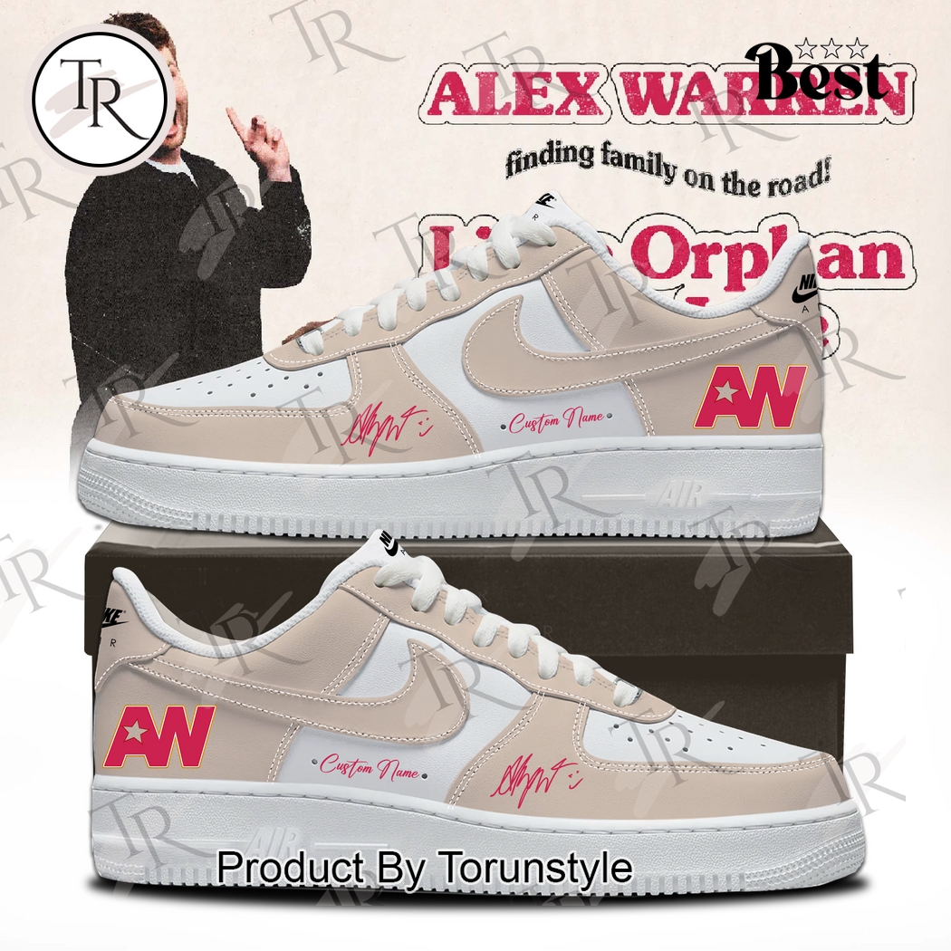 Alex Warren Little Orphan Alex Tour Custom Name Classic Edition Air Force 1 Sneakers Alex Warren Little Orphan Alex Tour Custom Name Classic Edition Air Force 1 Sneakers