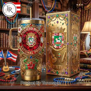 Puerto Rico National Pride 2026 40oz Tumbler