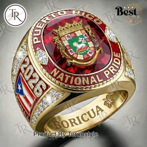 Puerto Rico National Pride 2026 Ring