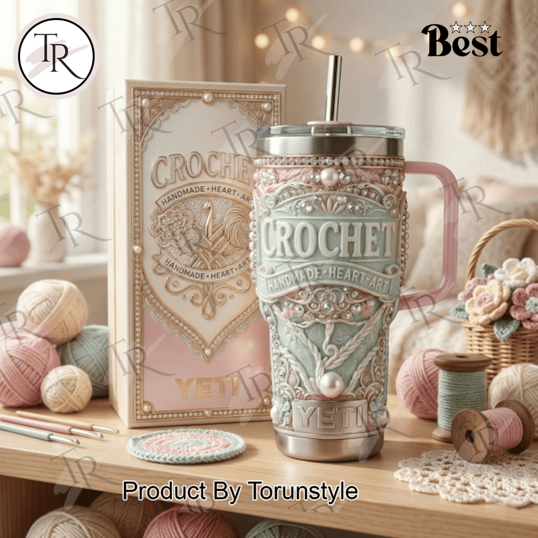 Crochet Handmade-Heart-Art 2026 40oz Tumbler Crochet Handmade-Heart-Art 2026 40oz Tumbler