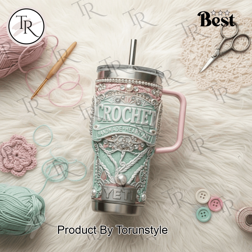 Crochet Handmade-Heart-Art 2026 40oz Tumbler Crochet Handmade-Heart-Art 2026 40oz Tumbler