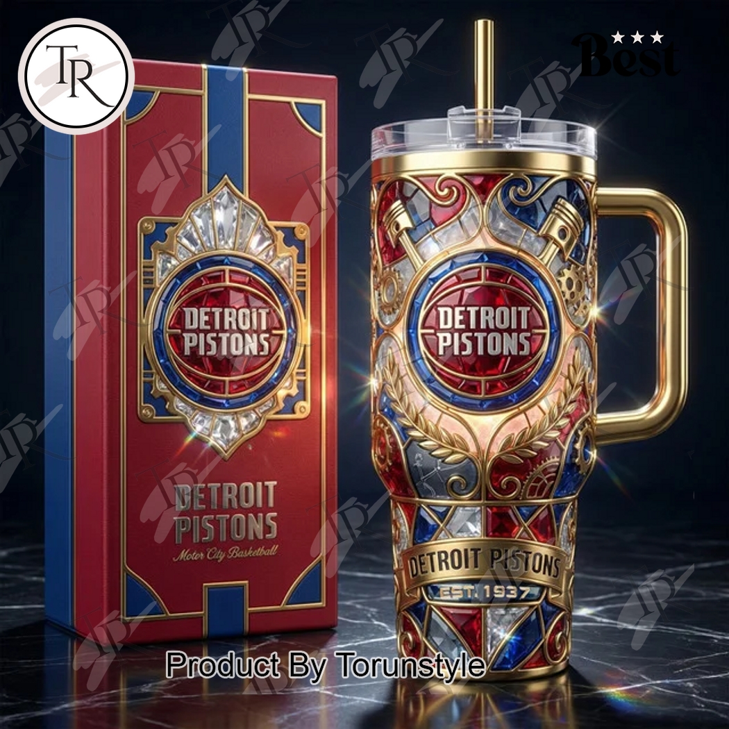 Detroit Pistons EST.1937 40oz Tumbler Detroit Pistons EST.1937 40oz Tumbler