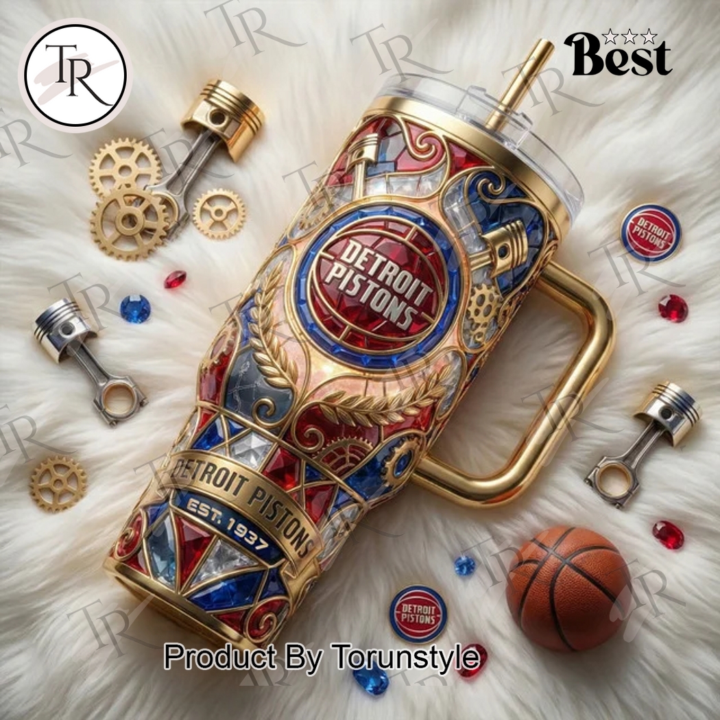 Detroit Pistons EST.1937 40oz Tumbler Detroit Pistons EST.1937 40oz Tumbler