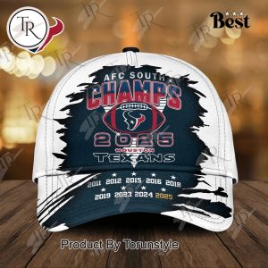 Houston Texans AFC South Champs 2025 Cap