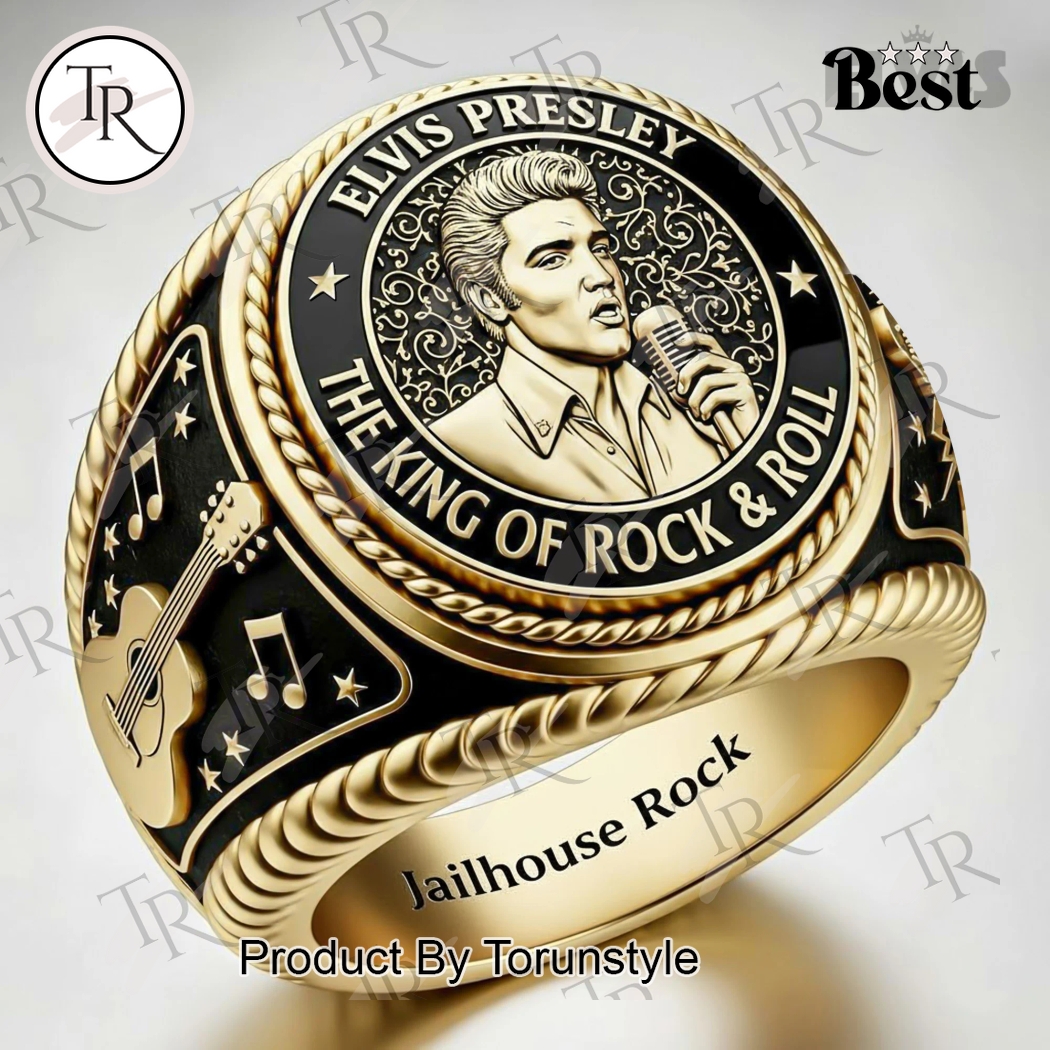 Elvis Presley The King Of Rock & Roll Ring Elvis Presley The King Of Rock & Roll Ring